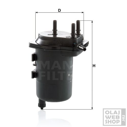 Mann-Filter üzemanyagszűrő WK 939/5