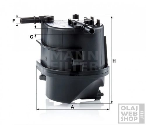 Mann-Filter üzemanyagszűrő WK939