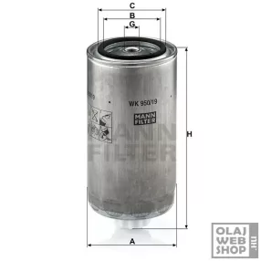 Mann-Filter üzemanyagszűrő WK950/19