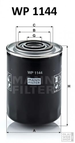 Mann-Filter olajszűrő WP1144