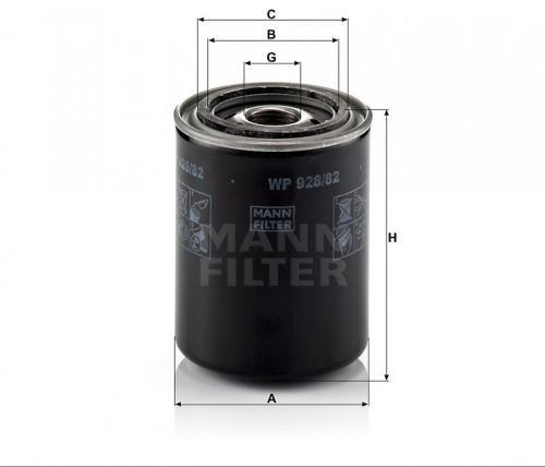 Mann-Filter olajszűrő WP928/82