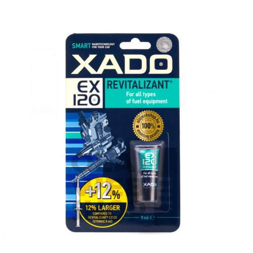 XADO EX120 revitalizáló gél üzemanyag adagólóhoz tubus 9ml