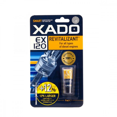XADO EX120 revitalizáló gél diesel motorokhoz tubus 9ml