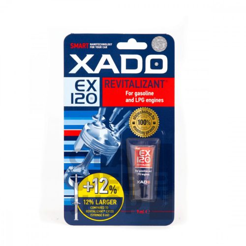 XADO EX120 revitalizáló gél benzin motorokhoz tubus 9ml