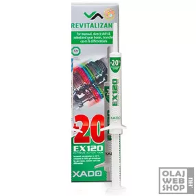   XADO EX120 revitalizáló gél manuális váltókhoz és differenciálművekhez 8ml