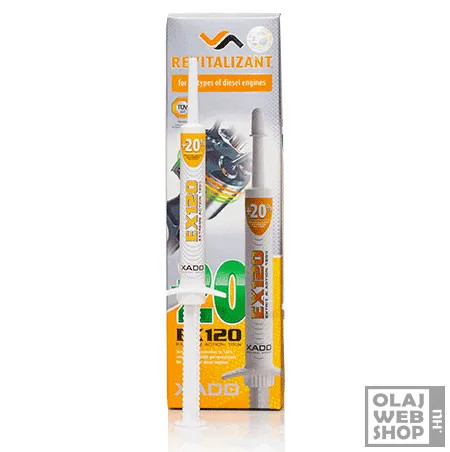 XADO EX120 revitalizáló gél diesel motorokhoz 8ml