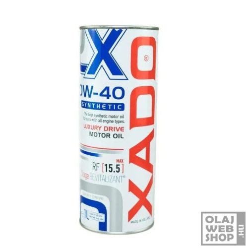 XADO 1 Stage Luxury Drive Synthetic 0W-40 motorolaj 1L