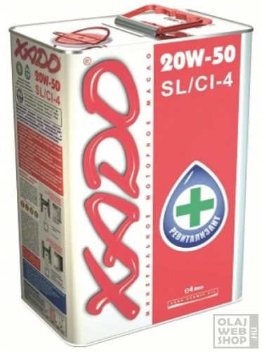 XADO SL/CI-4 Hot Road Drive 20w-50 motorolaj 4L