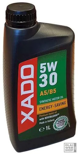 XADO A5/B5 5W-30 motorolaj 1L (műanyag dobozos)