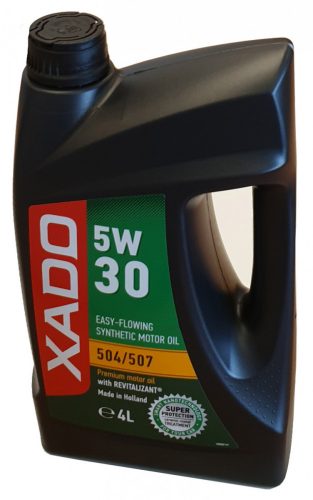 XADO 504/507 5W-30 motorolaj 4L (műanyag dobozos)