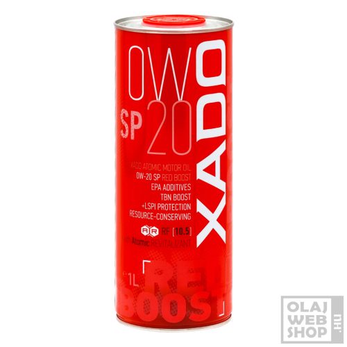 XADO Red Boost SP 0W-20 motorolaj 1L