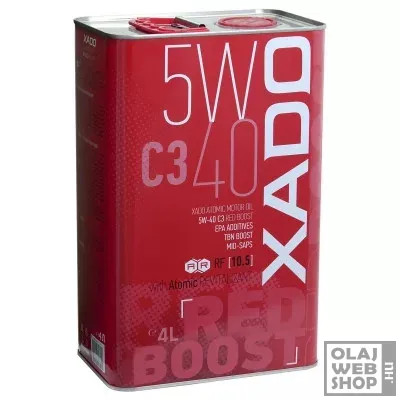 XADO Red Boost C3 5w-40 motorolaj 4L