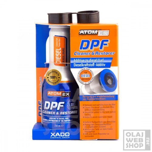 Xado AtomEx DPF részecskeszűrő tisztító adalék 250ml