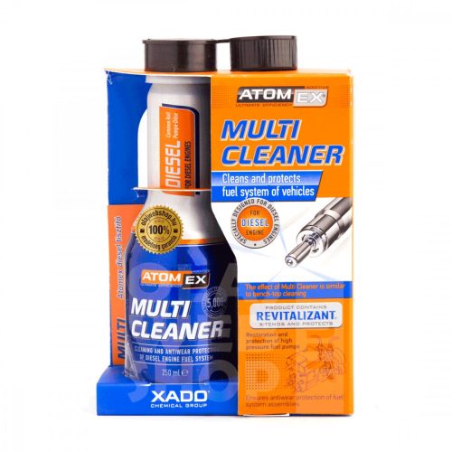 XADO AtomEx Multi Cleaner dieseles üzemanyagrendszer tisztító adalék 250ml