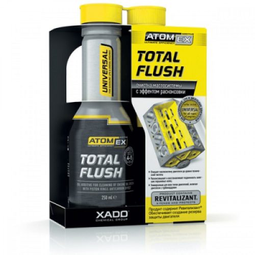XADO AtomEx Total Flush olajrendszer tisztító 250 ml