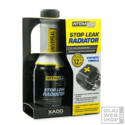 XADO AtomEx Stop Leak Radiator hűtőtömítő adalék 250ml