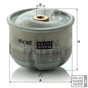 Mann-Filter olajszűrő ZR700X