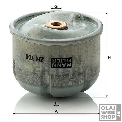 Mann-Filter olajszűrő ZR700X