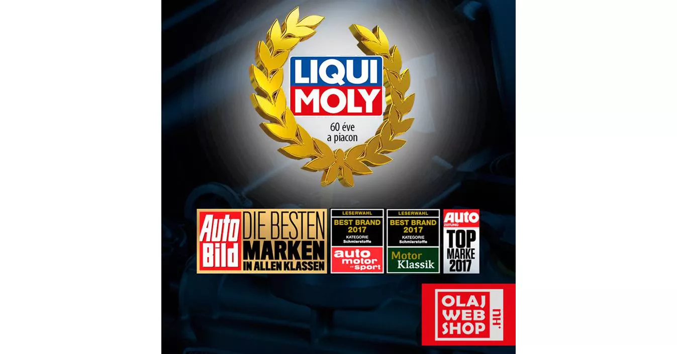 Hetedszer is a legjobb olaj márka LIQUI MOLY